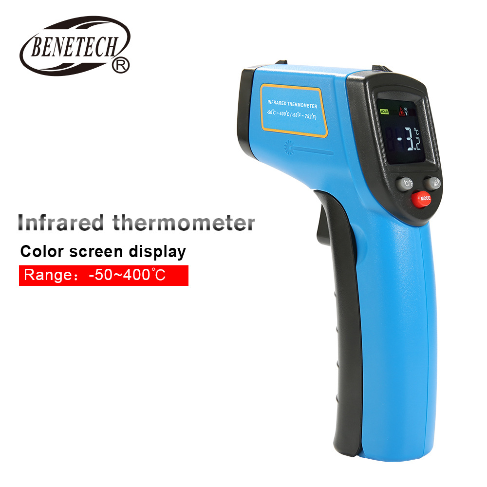 标智GM333A彩屏高精度工业物表面红外测温仪Infrared Thermometer