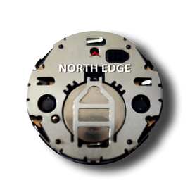 智能光动能手表机芯NORTH EDGE指南针双显太阳能表芯光波手表