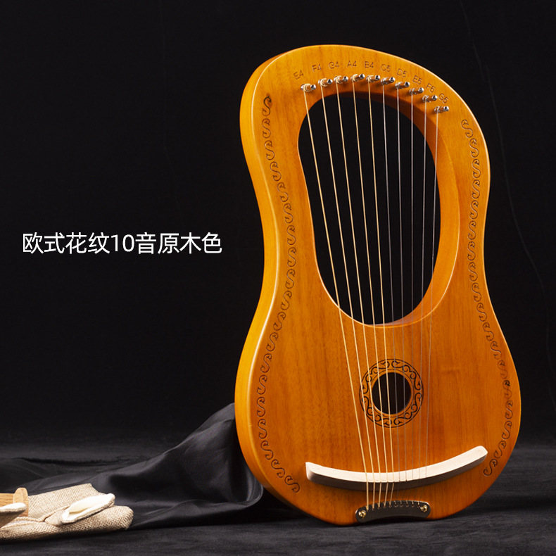 19-String lyre piano portátil 16-String small HARP principiante auto-Estudio 10-String lyre piano lyre instrumento musical