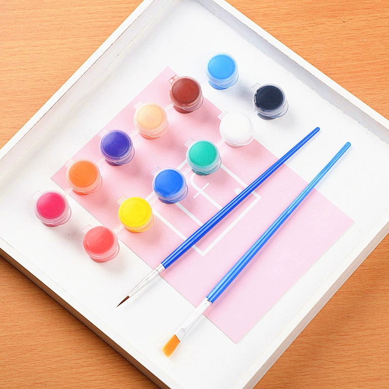 2ml12 цвет сиамские акриловые краски акварельные краски костюм OPP мешок DIY керамическая штукатурка живопись граффити