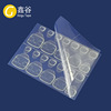 Double-sided transparent nail stickers, invisible waterproof removable fake nails