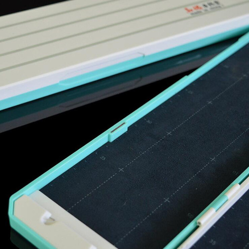 A 38cm 45cm 55cm scale line box with a fleece bottom for fly fishing.