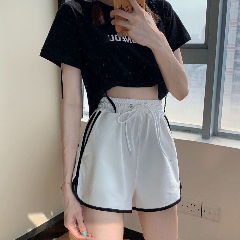Sports Shorts Women's Summer Three-point Pants Loose All-match Outer Wear Home Casual Running Yoga Pants High Waist Hot Pants Trendy Sports Shorts Women's Summer Three-point Pants Loose All-match Outer Wear Home Casual Running Yoga Pants High Waist Hot Pants Trendy