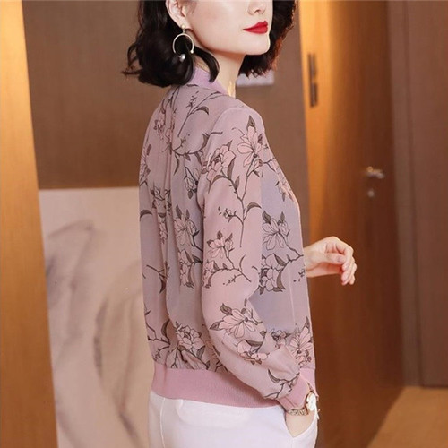 Printed Sun Protection Baseball Jacket for Women - 2025 Summer New Arrival Plus Size Loose Cardigan Open Top Top Spring and Autumn Short Jacket Trendy
