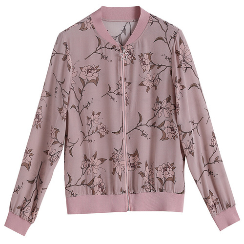 Printed Sun Protection Baseball Jacket for Women - 2025 Summer New Arrival Plus Size Loose Cardigan Open Top Top Spring and Autumn Short Jacket Trendy