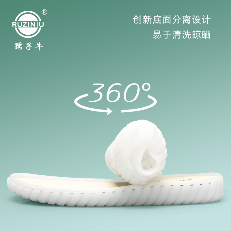 Wholesale New Summer Sole Non-slip Rubber Sole Hand-woven Slippers Sole Yingfei Anti-kick Crystal Sole