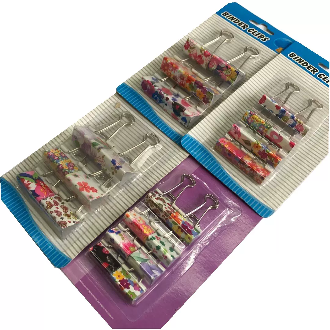 印刷浸塑彩色长尾票夹凤尾夹小金属夹文件夹多种规格加 工定