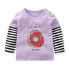 Children's cotton T-shirt, long-sleeve, shirt, jacket, autumn, long sleeve, wholesale, Korean style