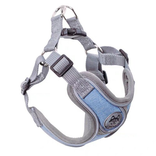 Chest and Back Harness Dog Leash Collar Pet Supplies Vest Style X-Shape Reflective Amazon Cross-Border 
