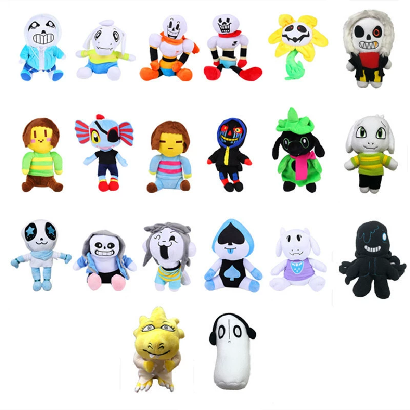 Мягкие игрушки Undertale 20 видов