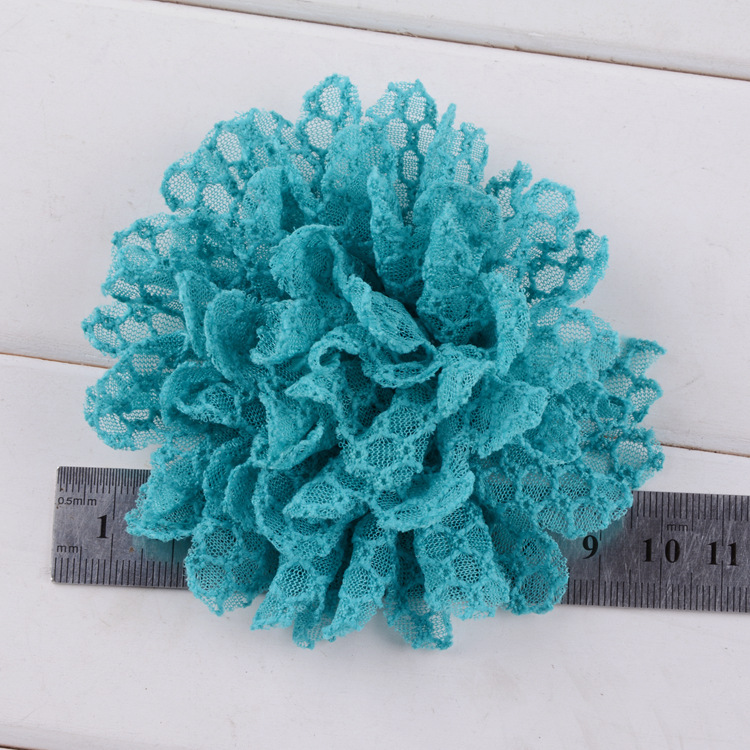 手作りの雪紡糸布芸の花の頭花diy子供の髪飾り材料靴の帽子の花の胸の花の装飾の花の補助材料