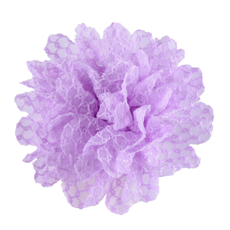 手作りの雪紡糸布芸の花の頭花diy子供の髪飾り材料靴の帽子の花の胸の花の装飾の花の補助材料