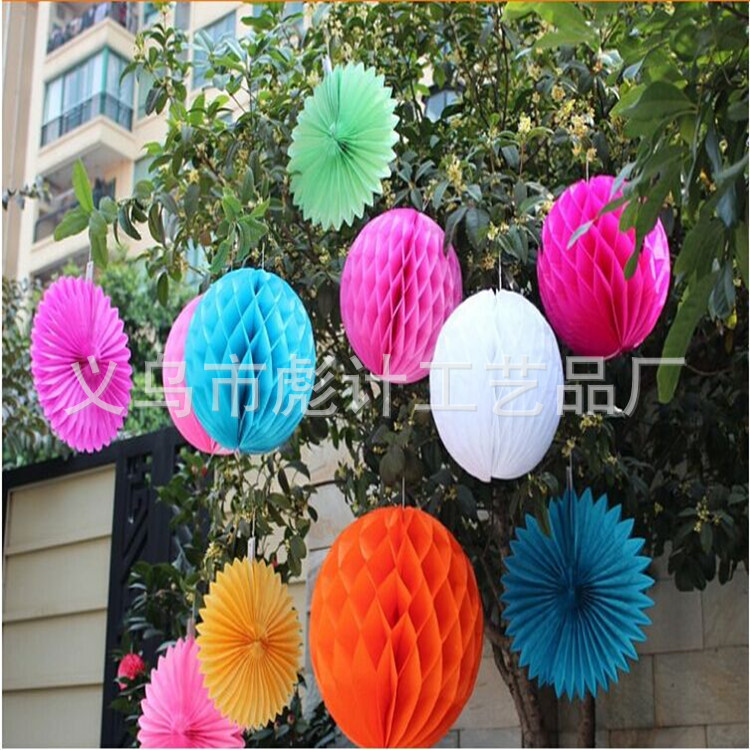 Honeycomb lanterns European and American wedding party decoration…