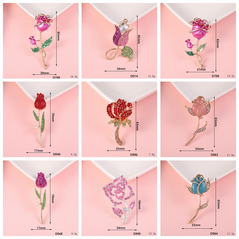 Three-dimensional rose inlaid Diamond drop flower alloy sticker diamond rose accessories mobile phone case diy material bag mobile phone beauty Three-dimensional rose inlaid Diamond drop flower alloy sticker diamond rose accessories mobile phone case diy material bag mobile phone beauty