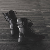 Martens, Tide, тонкие дышащие универсальные сапоги в английском стиле на платформе, коллекция 2022, в британском стиле, средней длины