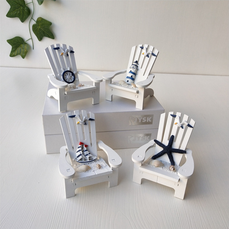 Ocean Style Beach Chair, Home Decorations, Old Furnishings, Photography Props, Ocean Beach Chair, Creative Ornaments