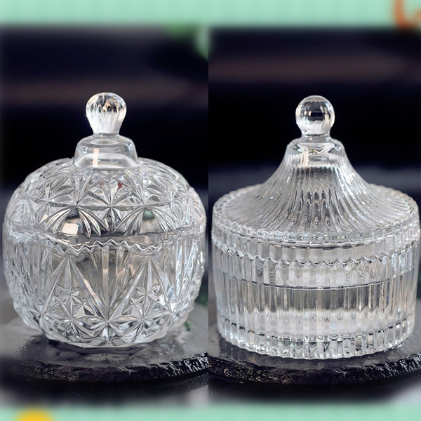 European -style glass sugar tank storage tank decorative can…