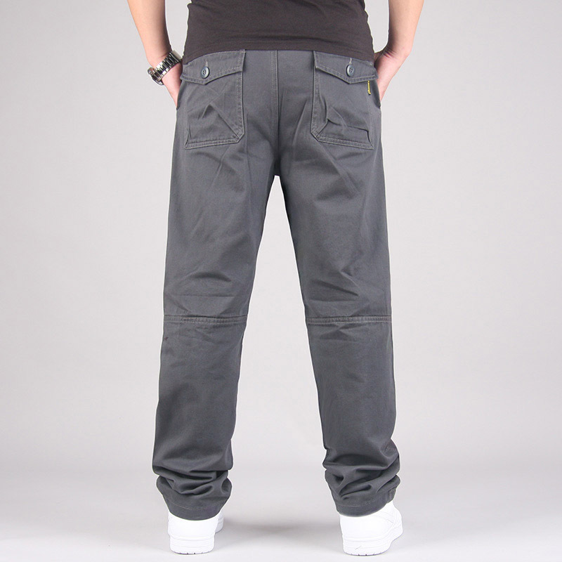 秋季宽松男士休闲裤男士直筒裤工装裤男运动裤长裤子断码清仓特价