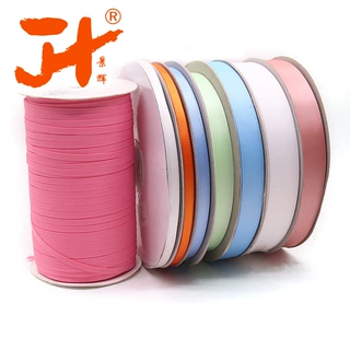 厂家现货3mm-65mm纯色罗纹带批发100多色服装辅料螺纹织带