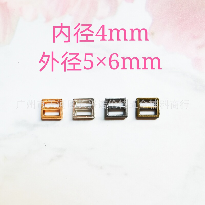 4mm Mini Japanese Buckle Doll Shoe Buckle Small Belt Buckle Small bjd Doll Button Soldier