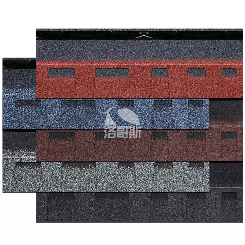 洛哥斯双层标准型沥青瓦轻钢别墅屋面油毡瓦水泥木板屋顶玻纤瓦片