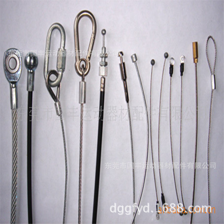 Cabeza redonda de cable de acero fundido a presión en forma de T línea de freno de cable de chandelier 304316 accesorios de alambre de acero tratados de fusible no disperso