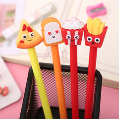 Cartoon Student Neutral Pen Creative Learning Stationery Black Water Pen Cute Office Supplies Signature Pen Factory Wholesale