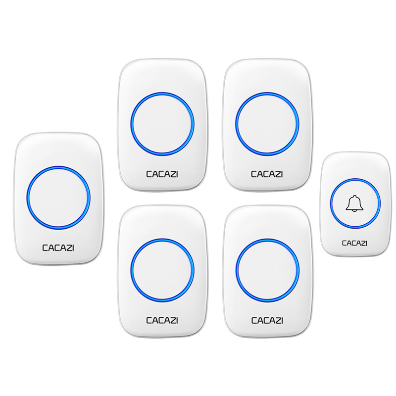 无线门铃家用直流用电池款简易室外防水电子智能遥控一拖五简单铃