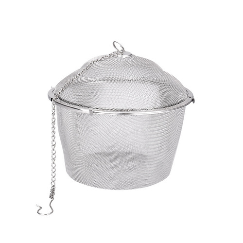 Mingwei 304 stainless steel mesh tea drain seasoning hot pot soup bag cooking stew seasoning brine box spice box Weibao
