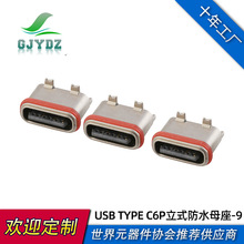 USB TYPE C6pinʽˮĸBӿ 6P늽^