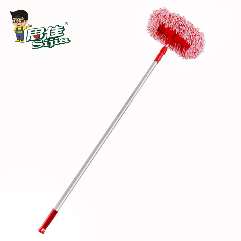 Sijia Stainless Steel Rod Ceiling Cleaning Fiber Yarn Dust Push Mop Multifunctional Car Wash Mop Dust Sweeper Dust Duster Sijia Stainless Steel Rod Ceiling Cleaning Fiber Yarn Dust Push Mop Multifunctional Car Wash Mop Dust Sweeper Dust Duster