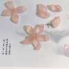 Zhuohui Czech glazed petal new product 8*15 small iris flower DIY ancient style hair bun accessories accessories