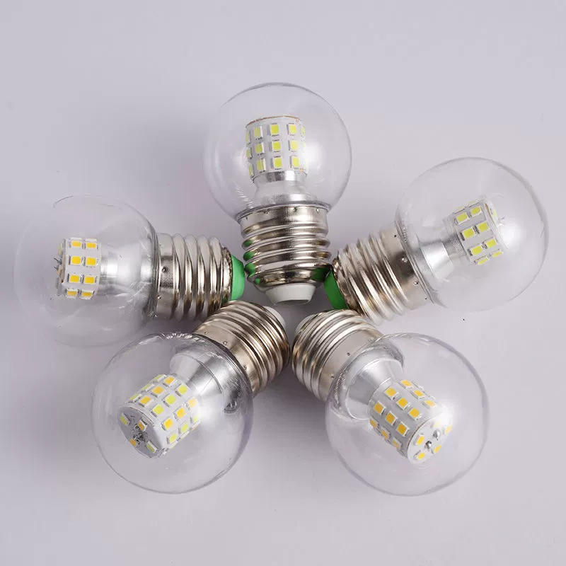 LED transparent bulb, small lightweight light source, with screw socket, 5W, 7W, wholesale