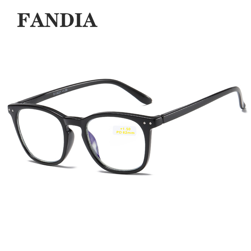 91104 Rush nueva moda Primavera pierna anti-Luz Azul gafas de presbicia hombres y mujeres anti-Luz Azul Gafas cómodas y portátiles