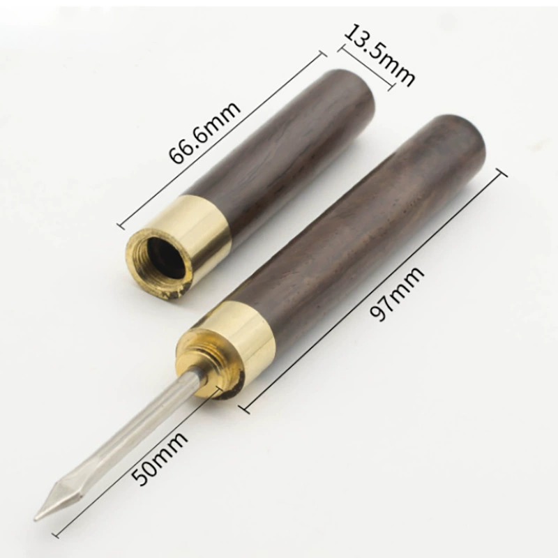 Ice sculpted Japanese-style three-headed ice knife bartender tool - trident ice device