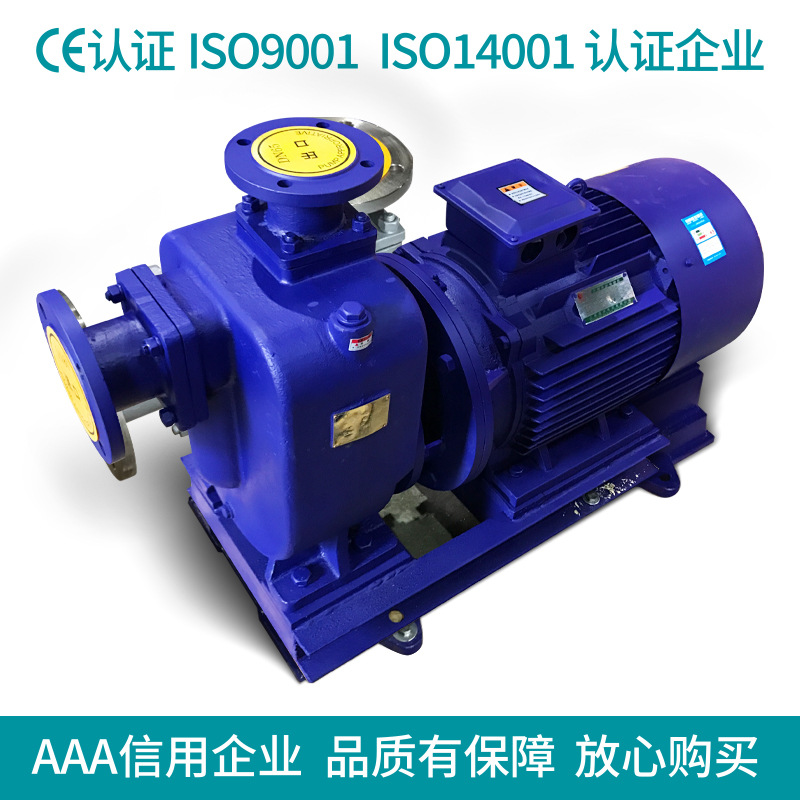 厂家提供 ZWL型直联自吸式无堵塞排污泵 立式自吸泵