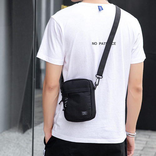 Men's small bag, extra small shoulder bag, mini small hanging bag, small shoulder bag, trendy cross-body small backpack, lightweight boy's cross-body bag