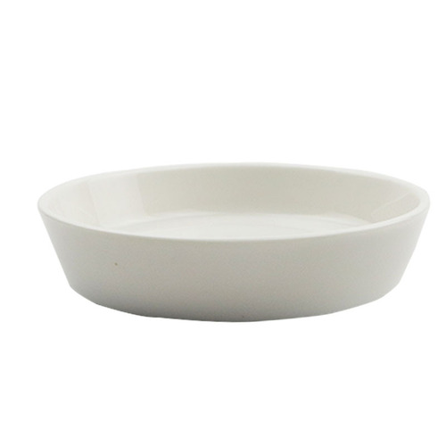 White ceramic ink dish thickened round dish containing ink Chinese painting pigment palette white porcelain butterfly four treasures of the study