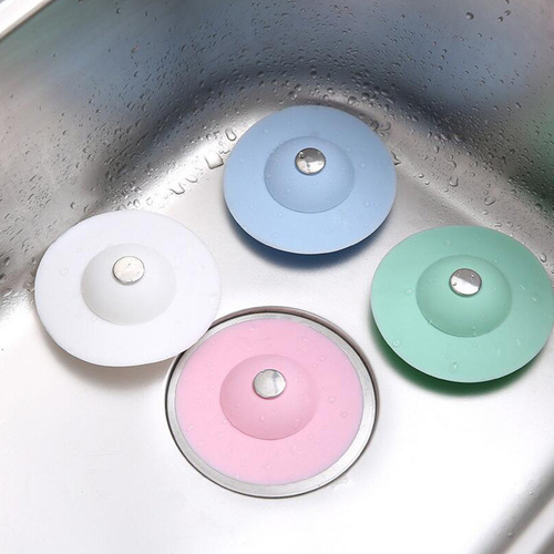 Press-in sink fly disc drain cover same model drain outlet hair filter anti-clogging spring jump sink filter core