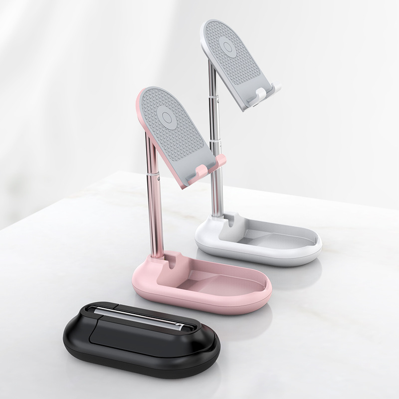 Retractable Folding Portable Mobile Phone Desktop Cute Stand Tablet Stand Live Broadcast Artifact Lazy Portable Stand