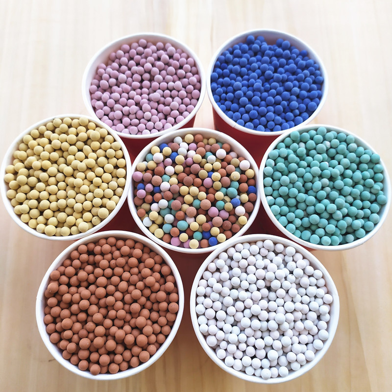 供应彩色陶粒球 花盆铺面无土栽培用陶碳球  量大优惠