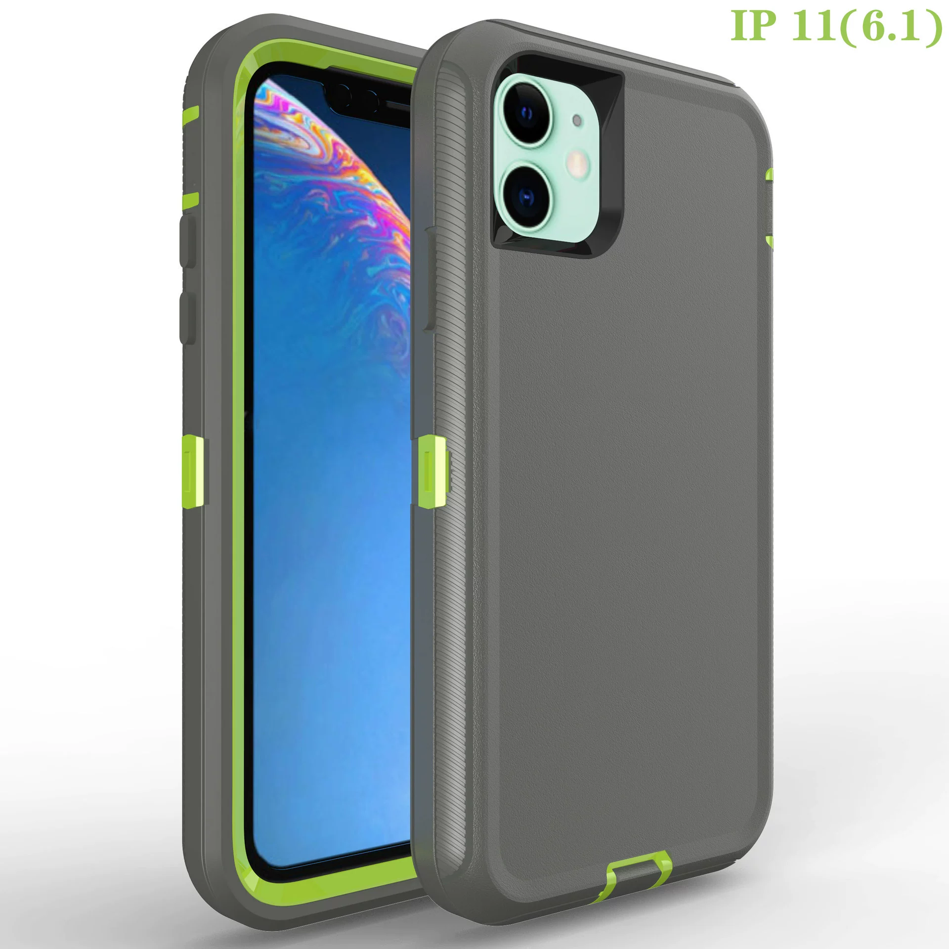 Protective Phone Case Neutral for iPhone 15 Plus, polycarbonate + TPE, dust‑water‑shock protection
