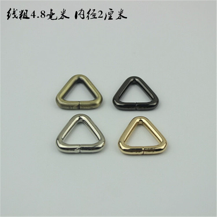 Аксессуары для багажа треугольная Железная пряжка сумка с пряжкой через плечо рюкзак дорожная сумка 6 точек внутренний диаметр 2 см