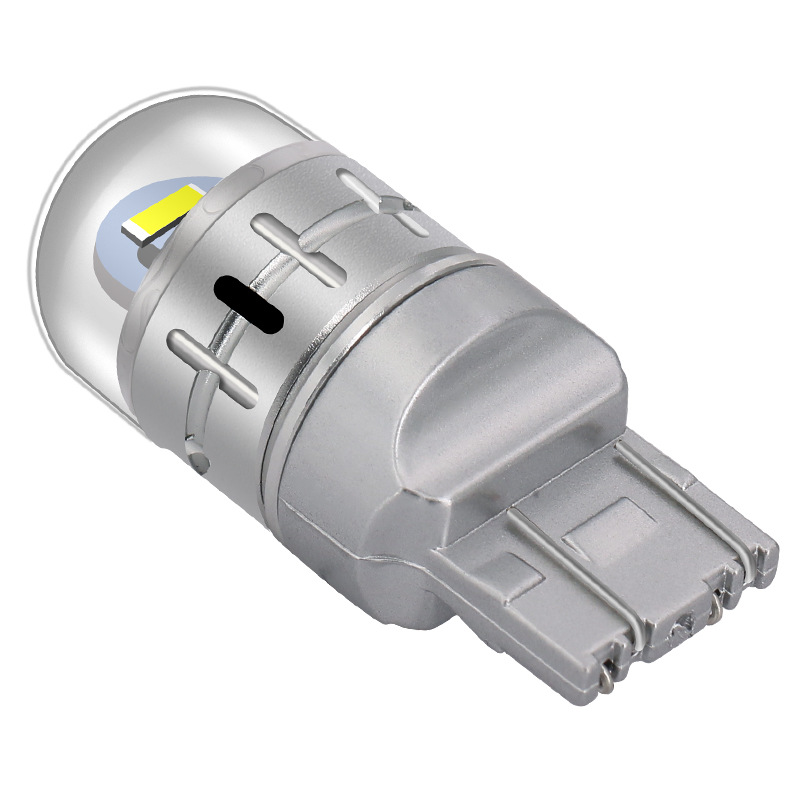 Nueva luz de freno LED 7443 coche LED luz T20 Luz de marcha atrás 1860 1157 lente amplia presión 2smd