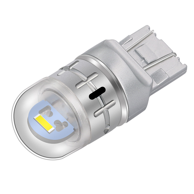 Nueva luz de freno LED 7443 coche LED luz T20 Luz de marcha atrás 1860 1157 lente amplia presión 2smd