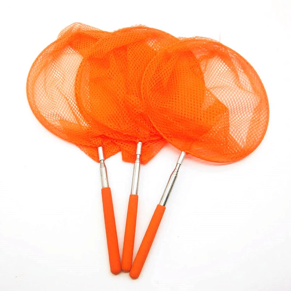 Telescopic orange fishing net