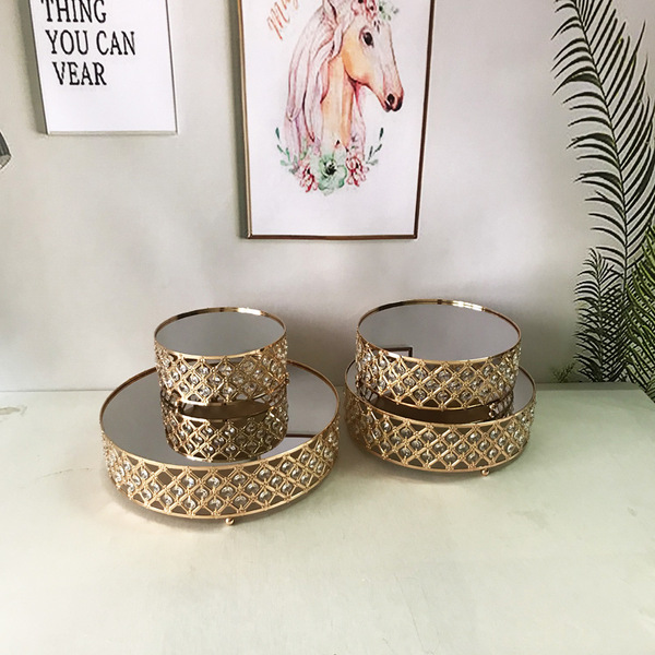 European -style circular electroplating cake shelf