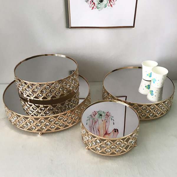 European -style circular electroplating cake shelf