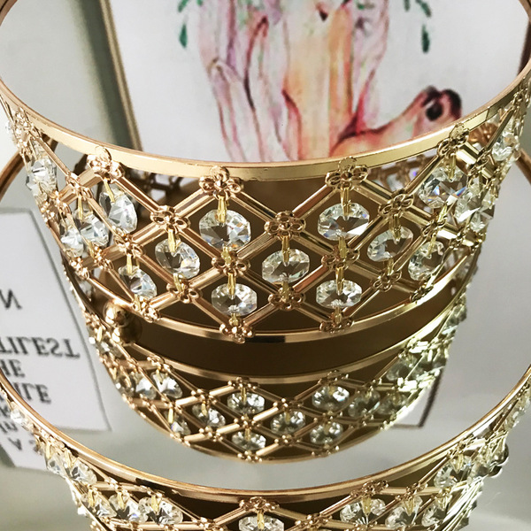 European -style circular electroplating cake shelf