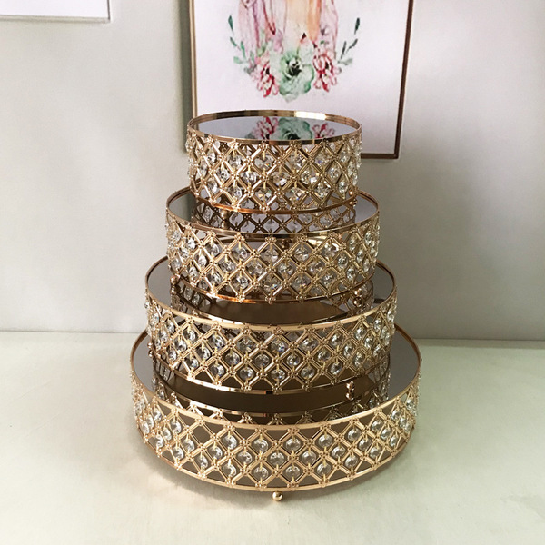 European -style circular electroplating cake shelf